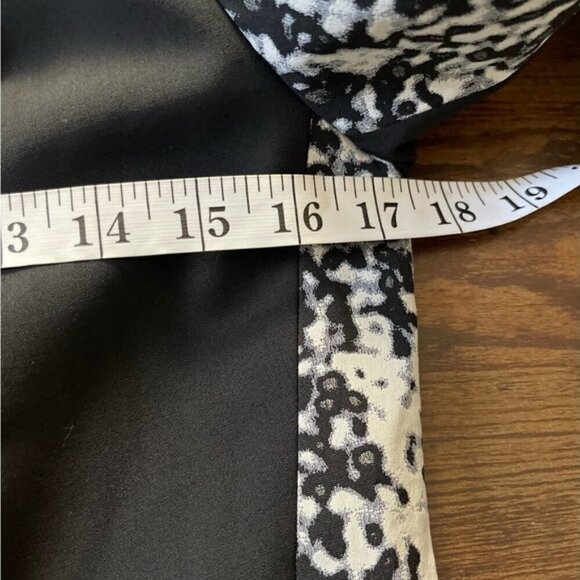 Diane von Furstenberg Black Olena Combo one button Blazer size 6 - Picture 12 of 14